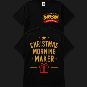 chrismas morning maker tshirt.webp