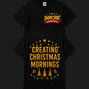 creating christmas mornings tshirt.webp